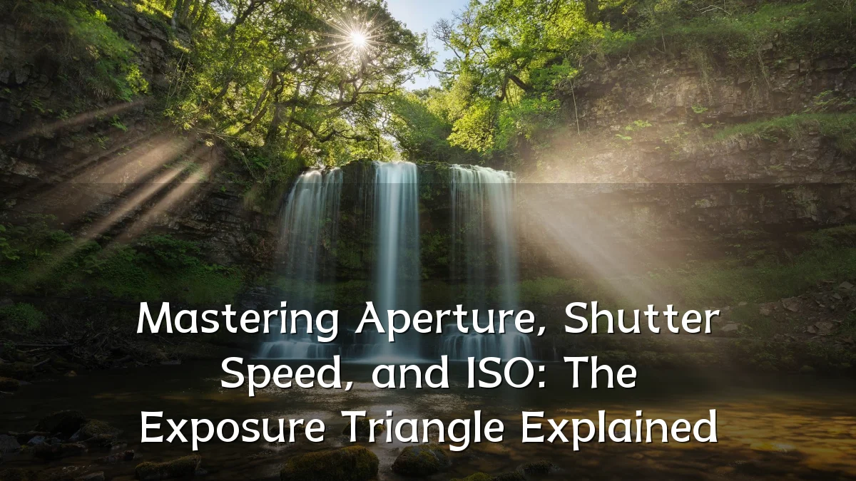 Mastering Aperture, Shutter Speed, and ISO: The Exposure Triangle Explained