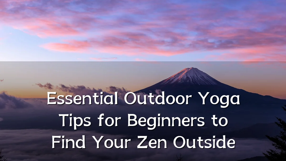Essential Outdoor Yoga Tips for Beginners to Find Your Zen Outside