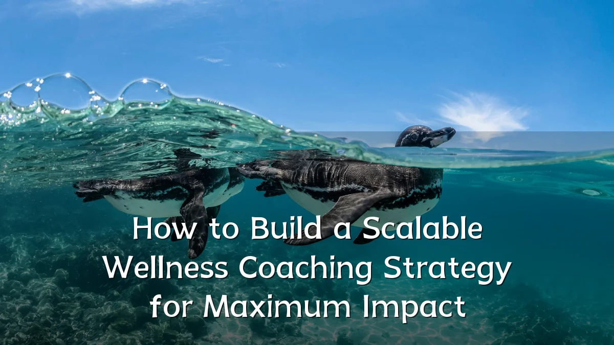 How to Build a Scalable Wellness Coaching Strategy for Maximum Impact