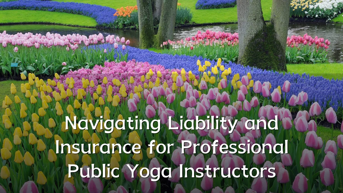 Navigating Liability and Insurance for Professional Public Yoga Instructors