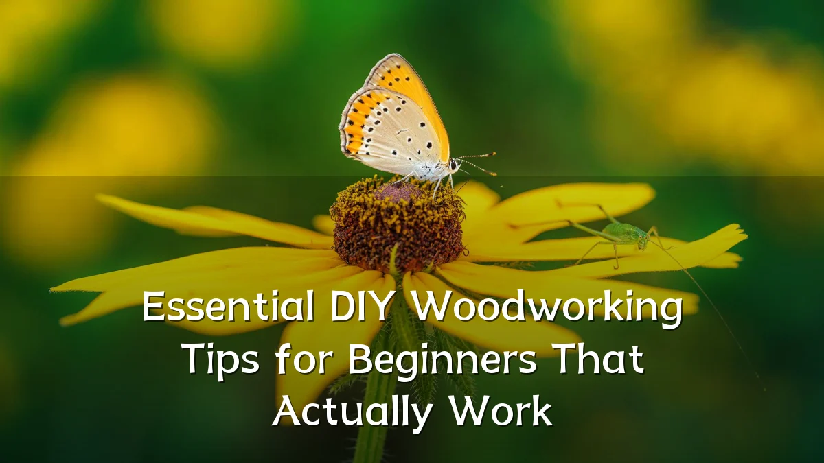 Essential DIY Woodworking Tips for Beginners That Actually Work