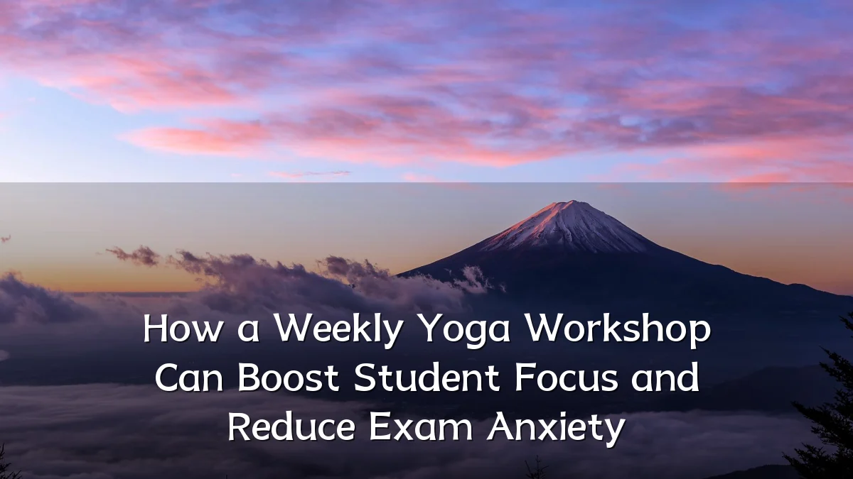 How a Weekly Yoga Workshop Can Boost Student Focus and Reduce Exam Anxiety