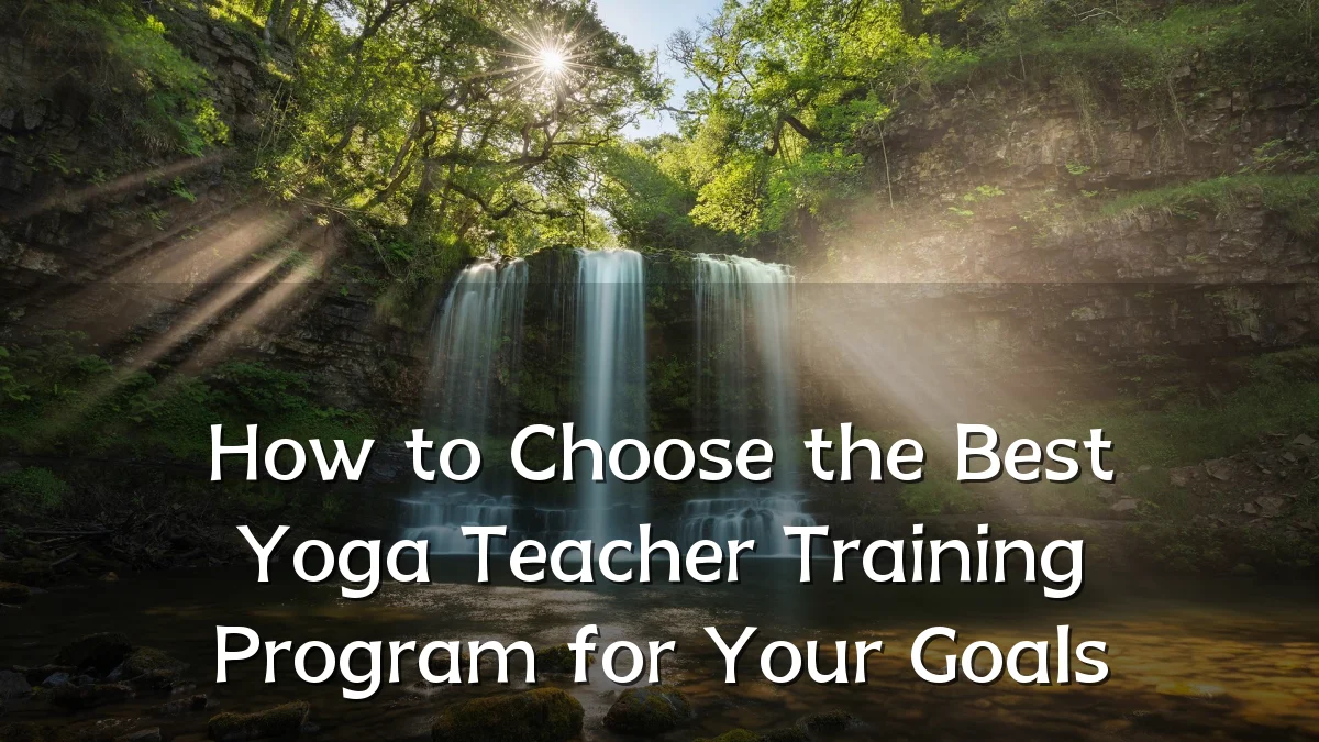 How to Choose the Best Yoga Teacher Training Program for Your Goals